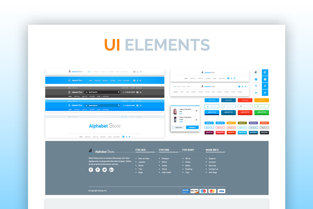 AlphabetStore eCommerce PSD Template, a Templates & Theme by Axisway (Photo 3 of 5)