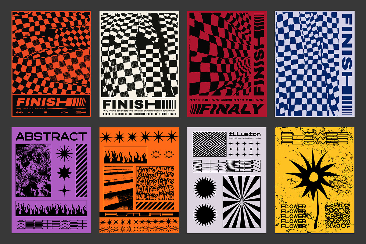 FORMA - 88 MODERN GEOMETRIC POSTERS, a Pattern Graphic by craftlove (Photo 8 of 8)