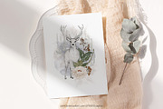 Wild Animals Watercolor Clipart, an Animal Illustration by PawGraphic (Thumbnail 8 of 12)