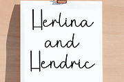 Wedding Cattering, a Handwritten Font by InermediaSTUDIO (Thumbnail 8 of 8)