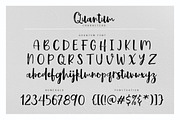 Quantum Font, a Script Font by Fargun Studio (Thumbnail 7 of 10)