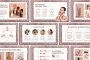 Beauty Rose Gold Powerpoint Template, a Presentation Template by SKY CREATION (Thumbnail 5 of 6)