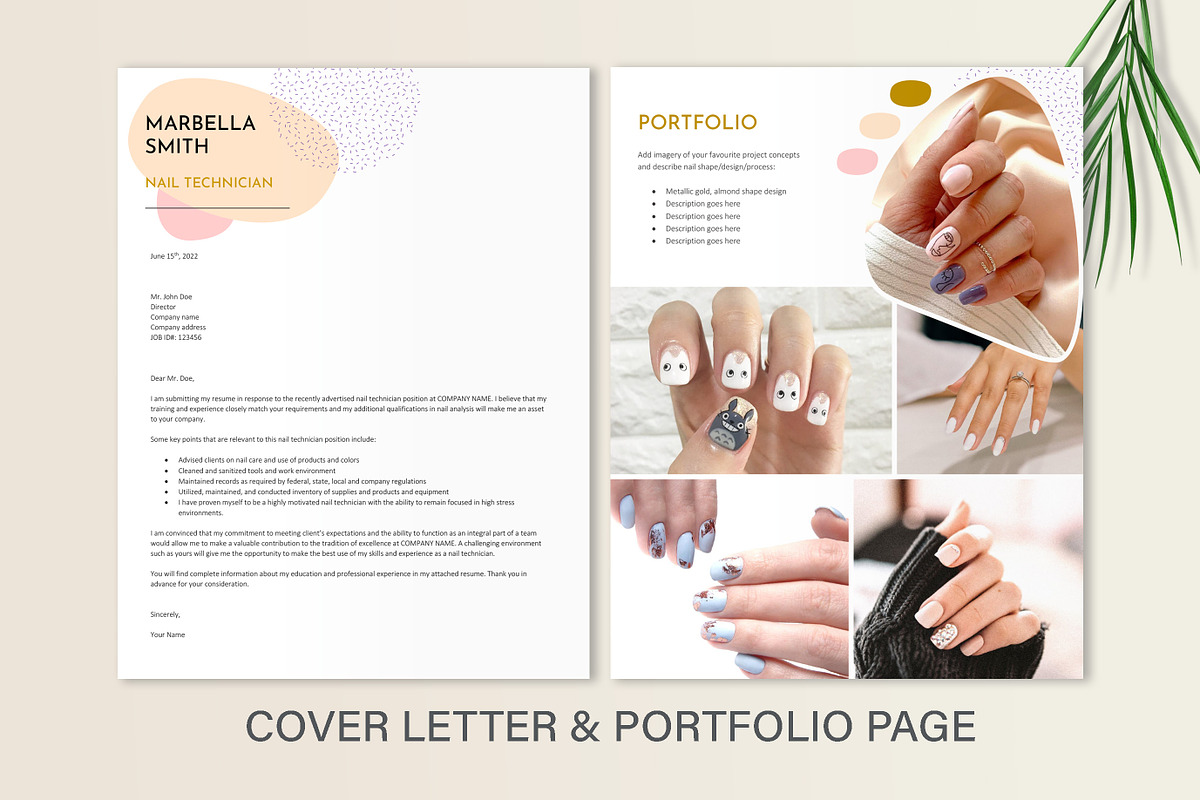 nail Technician Resume Portfolio