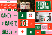 Christmas Winter Font Bundle, a Sans Serif Font by Vadovastd (Thumbnail 5 of 9)
