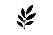 Botanical Leaf Silhouette Bundle, an Illustration by Creativeshirt (Thumbnail 51 of 51)