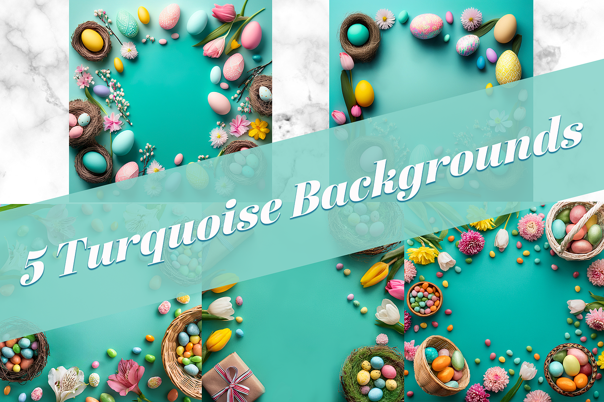 15 Easter Flay Lay Backgrounds, a Social Media Template by Cordial Punch Press (Photo 3 of 4)