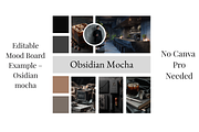 Goth café Mood Boards Kit, a Branding & Logo Template by Alerya Studio (Thumbnail 3 of 3)