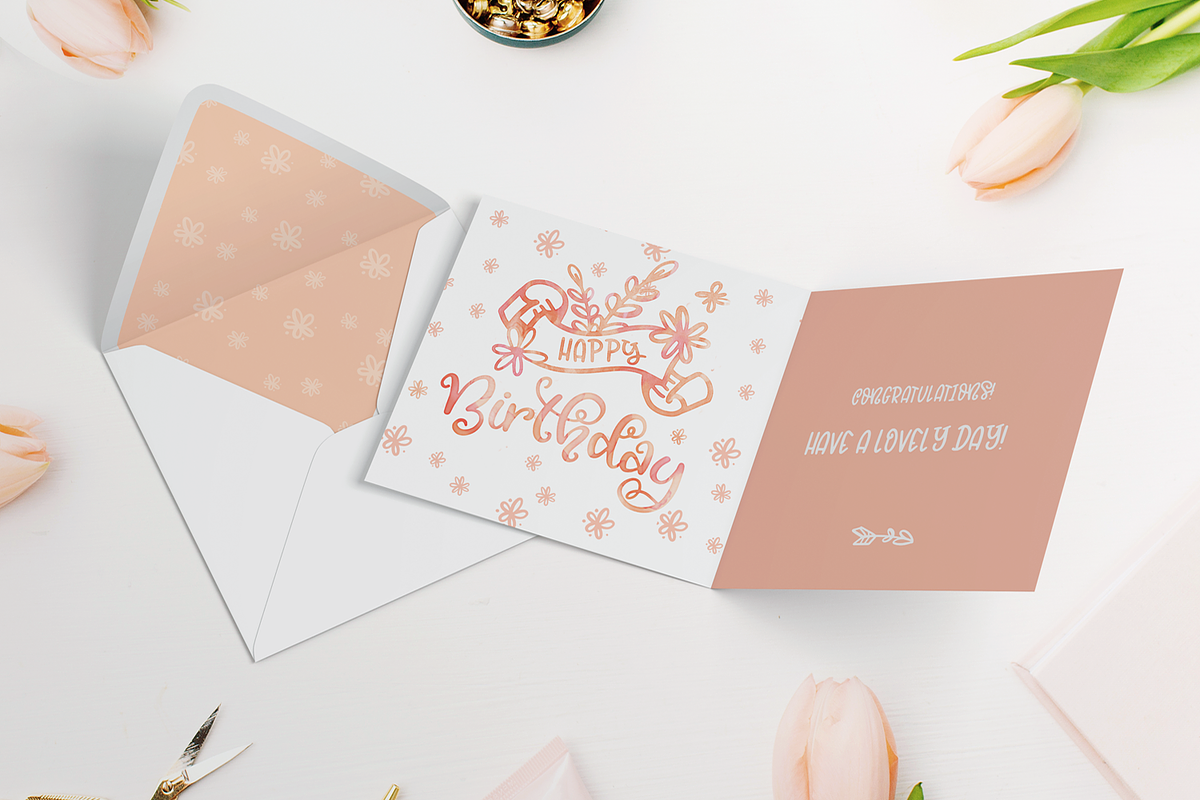 Blossomy - Font Duo + Floral Doodles preview 4