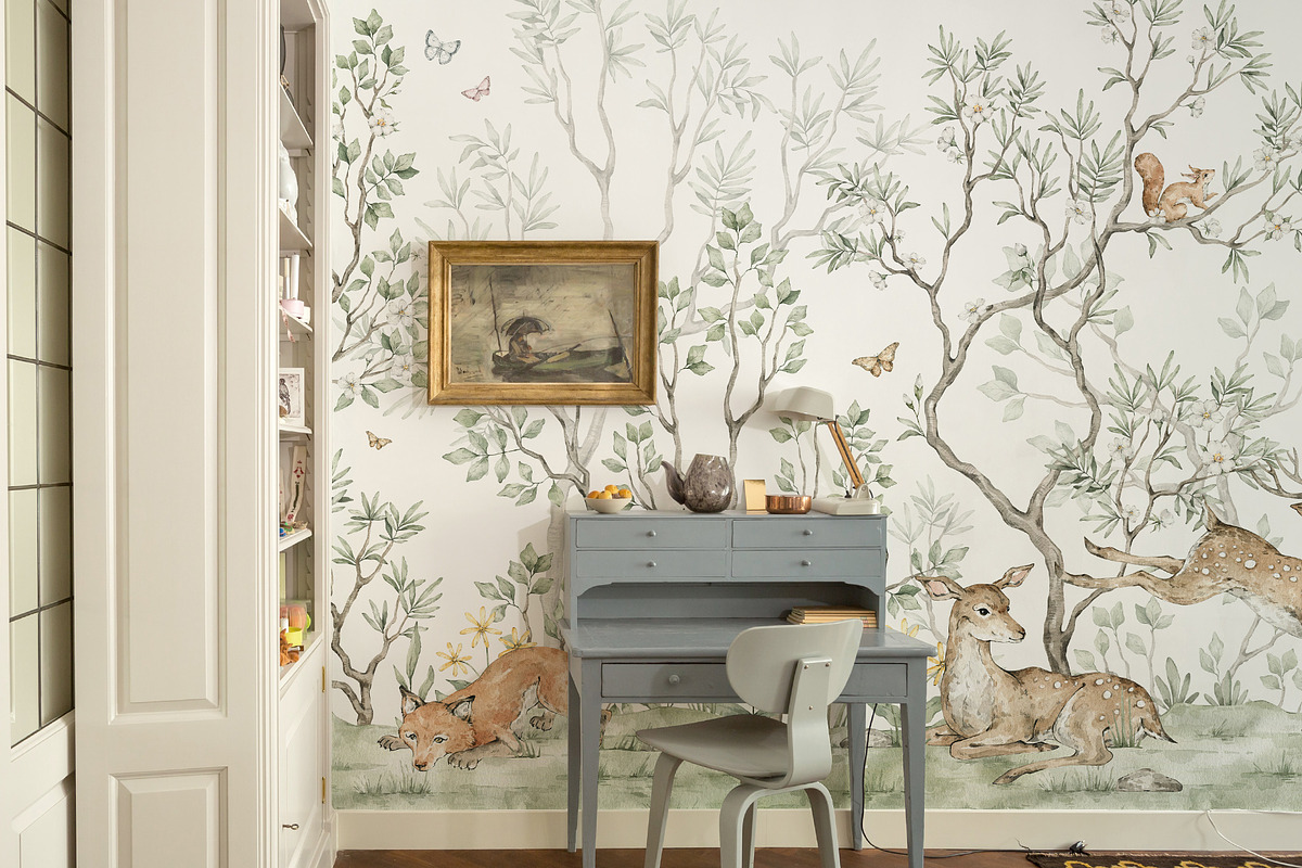 Chinoiserie Watercolor Wild Nature, a Decorative Illustration by Kreker Kate (Photo 2 of 12)