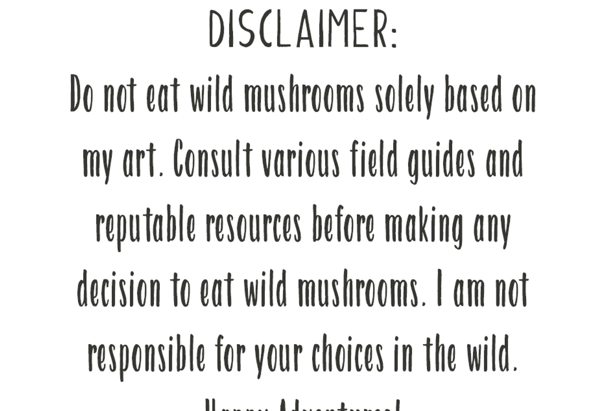Watercolor Fungi A-Z Clipart, an Illustration by DigitalArtsi (Photo 4 of 4)