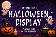 Halloween Display- Spooky Party Font, a Sans Serif Font by KiddoGlyphs Studio (Thumbnail 1 of 5)