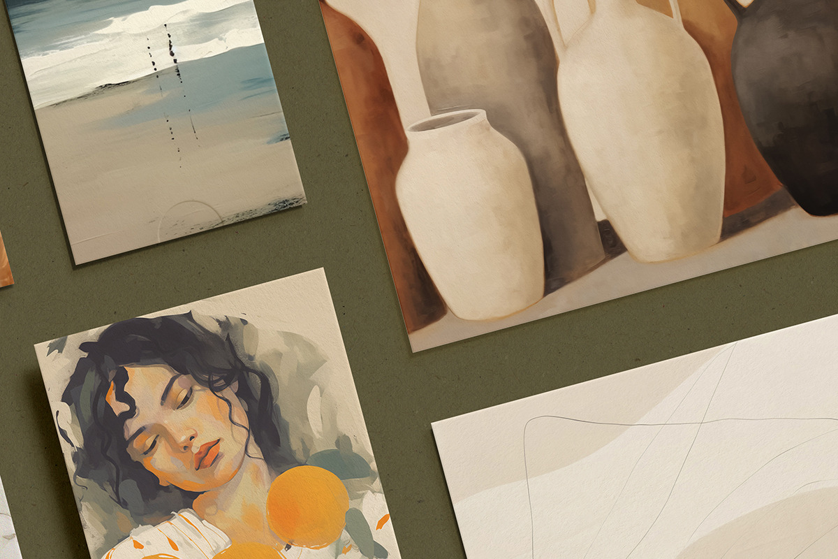 Modern Eclectic Prints & Posters, a Background Graphic by Laras Wonderland (Photo 3 of 10)