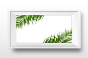 Palm Leaves Template for Banners, a Poster Template by Leo Edition (Thumbnail 3 of 3)