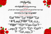 Melyndra Script, a Script Font by Has_rizal (Thumbnail 3 of 10)