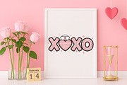 Faux Yarn Xoxo Valentine Nurse PNG, an Illustration by Canvas Craft (Thumbnail 6 of 7)