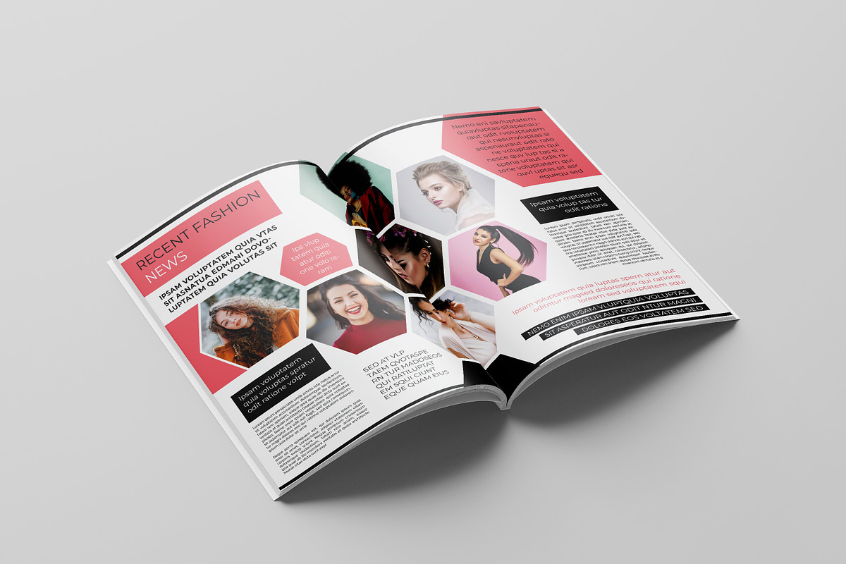 Fashion Magazine Template, a Brochure Template by Template Shop (Photo 5 of 22)