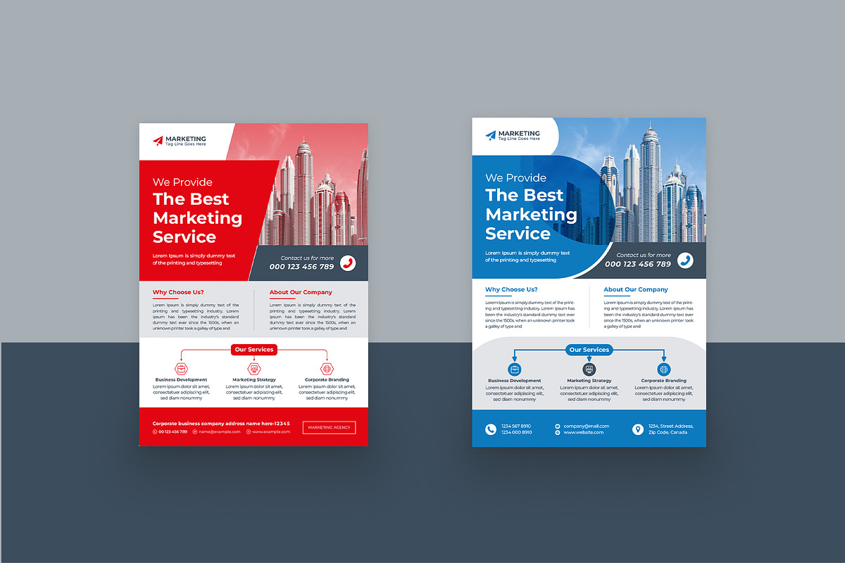 Business flyer templates, a Flyer Template by Lakhan1998 (Photo 1 of 3)