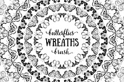 Butterflies pattern brushes set, a Brush Add-On by Floralis (Thumbnail 1 of 5)