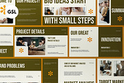 Green Project Proposal Google Slide, a Presentation Template by graphicook (Thumbnail 1 of 4)