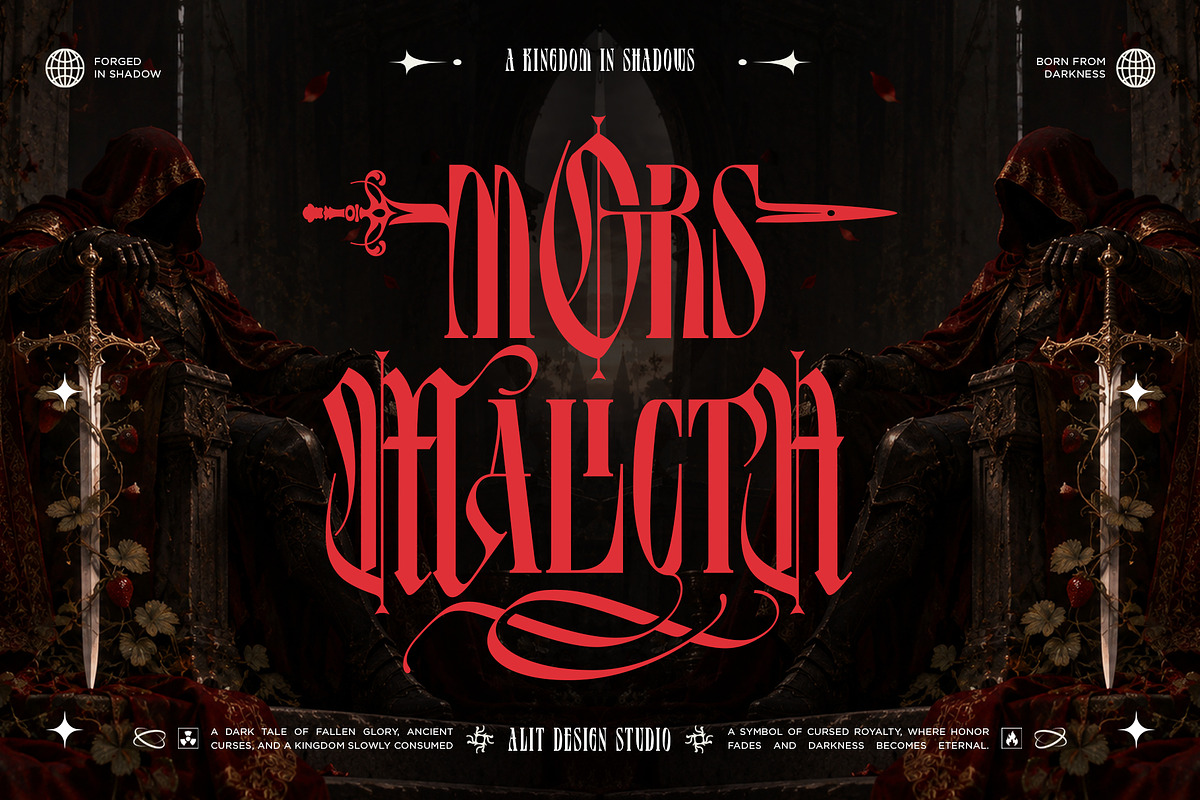 Supremus Typeface, a Blackletter Font by alit design (Photo 9 of 20)