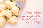 Rosita script - stylish brush font, a Script Font by Astarte_design (Thumbnail 5 of 12)