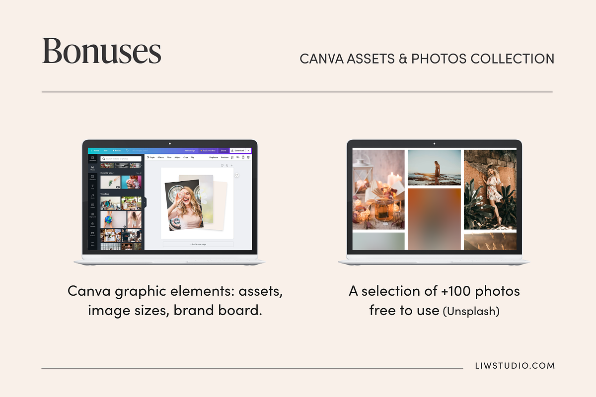 One Page Elementor Template Aesthetic preview 4