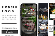 Modern Food Instagram Story Template, a Social Media Template by Minva Themes (Thumbnail 1 of 4)