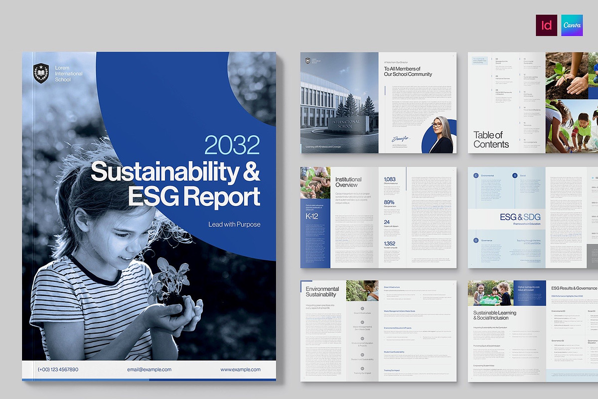 Report Brochure Template