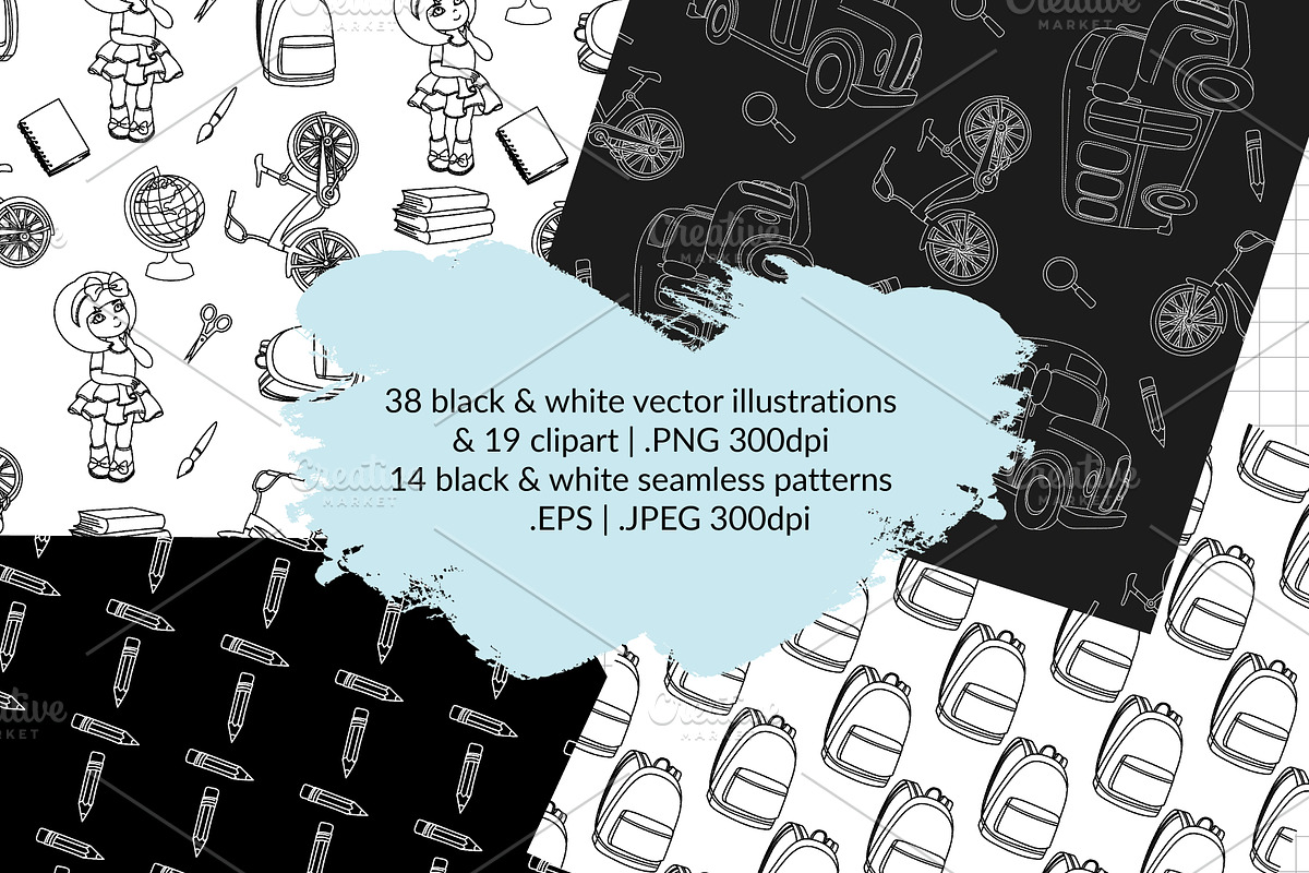 BACK TO SCHOOL DOODLES, a Decorative Illustration by FARAWAYKINGDOM (Photo 3 of 5)