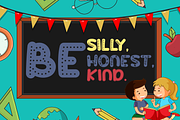 Super School - Funny Kids 10 Various, a Font by PutraCetol Studio (Thumbnail 2 of 11)