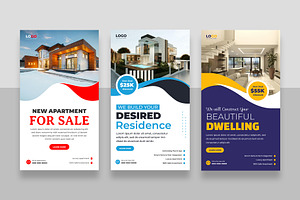 Real Estate Instagram Story Template, a Social Media Template by Designgrove