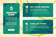 Joyful Crayon Photoshop Brushes, a Brush Add-On by brushapes.com (Thumbnail 10 of 10)