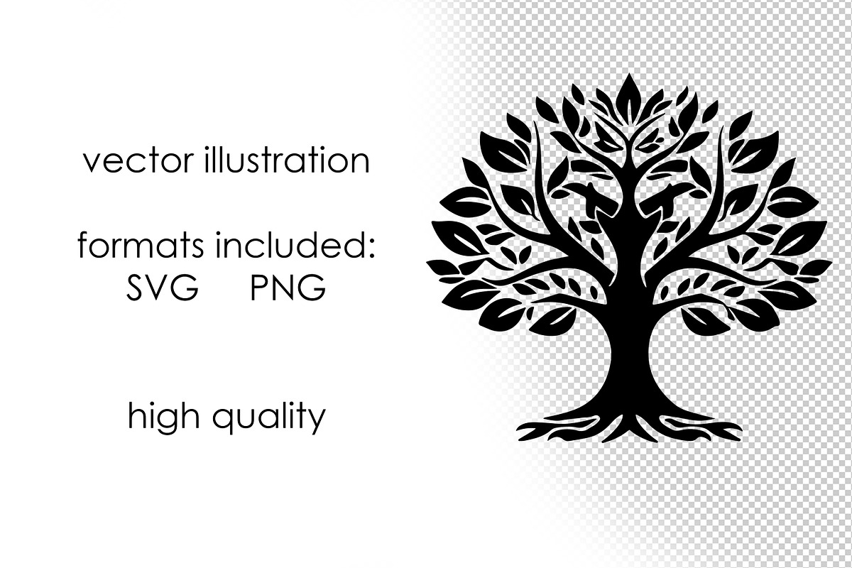 Tree of Life SVG Bundle, an Object Graphic by Dervik Art Store (Photo 5 of 6)