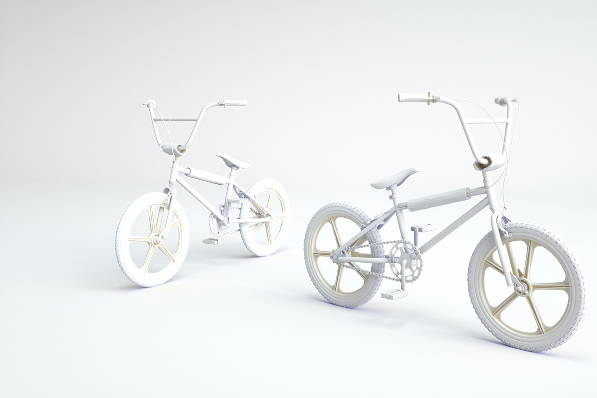 1980s Raleigh Burner BMX Bicycle, a Cars & Vehicle 3D Model by 3DTreatment (Photo 4 of 25)