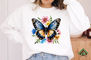 Watercolor butterflies clipart, an Illustration by Craft Nest (Thumbnail 7 of 11)