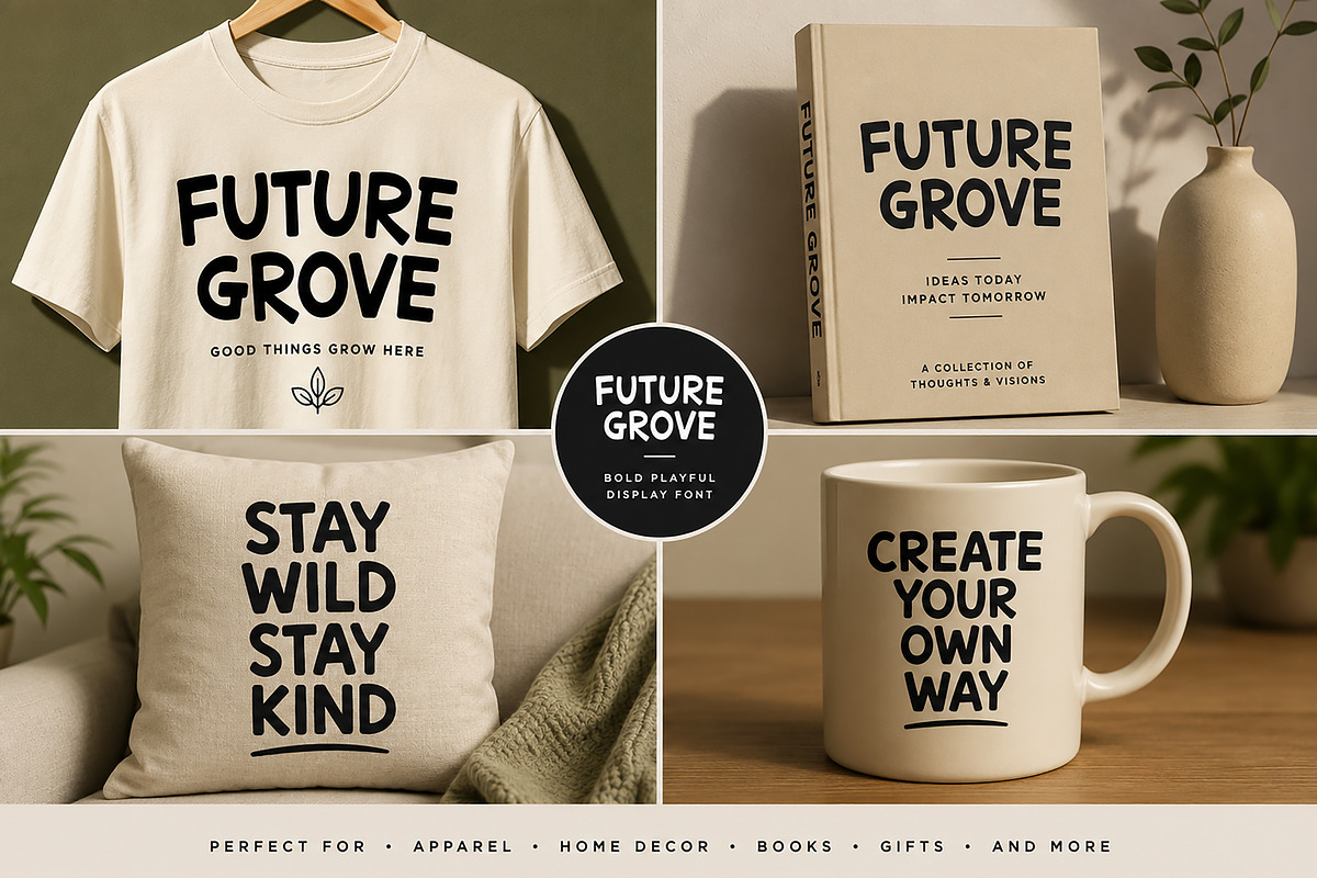 Future Grove, a Slab Serif Font by Wow Magic (Photo 2 of 5)
