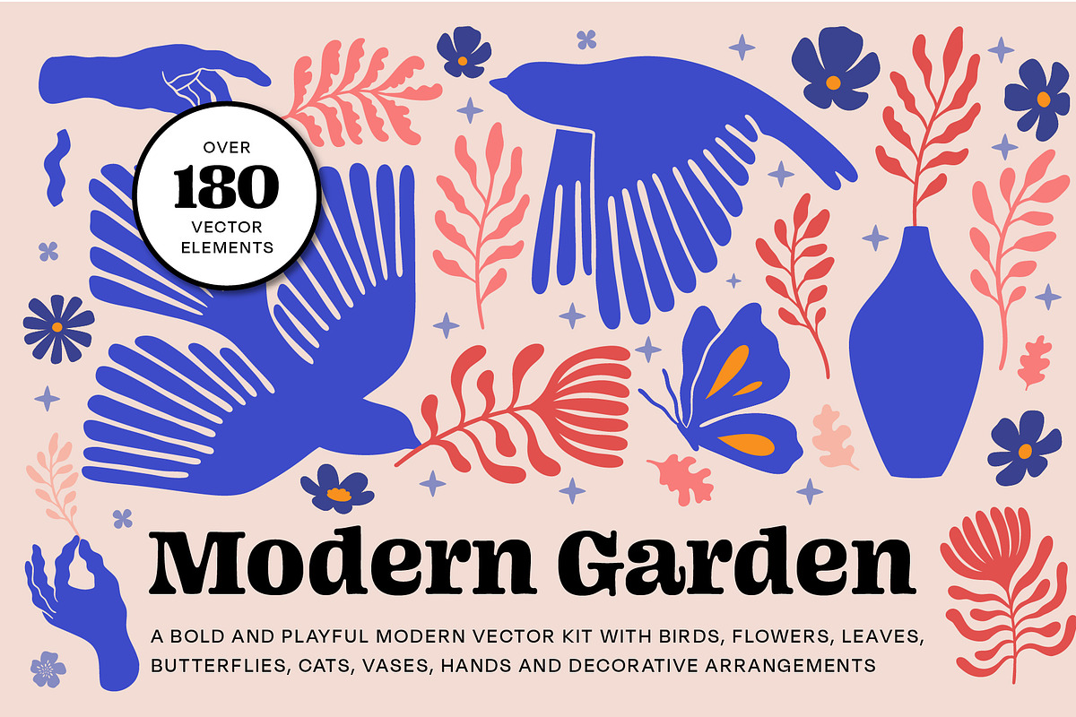 Modern Garden Vector Set, an Object Graphic by Pencil Twist (Photo 1 of 10)