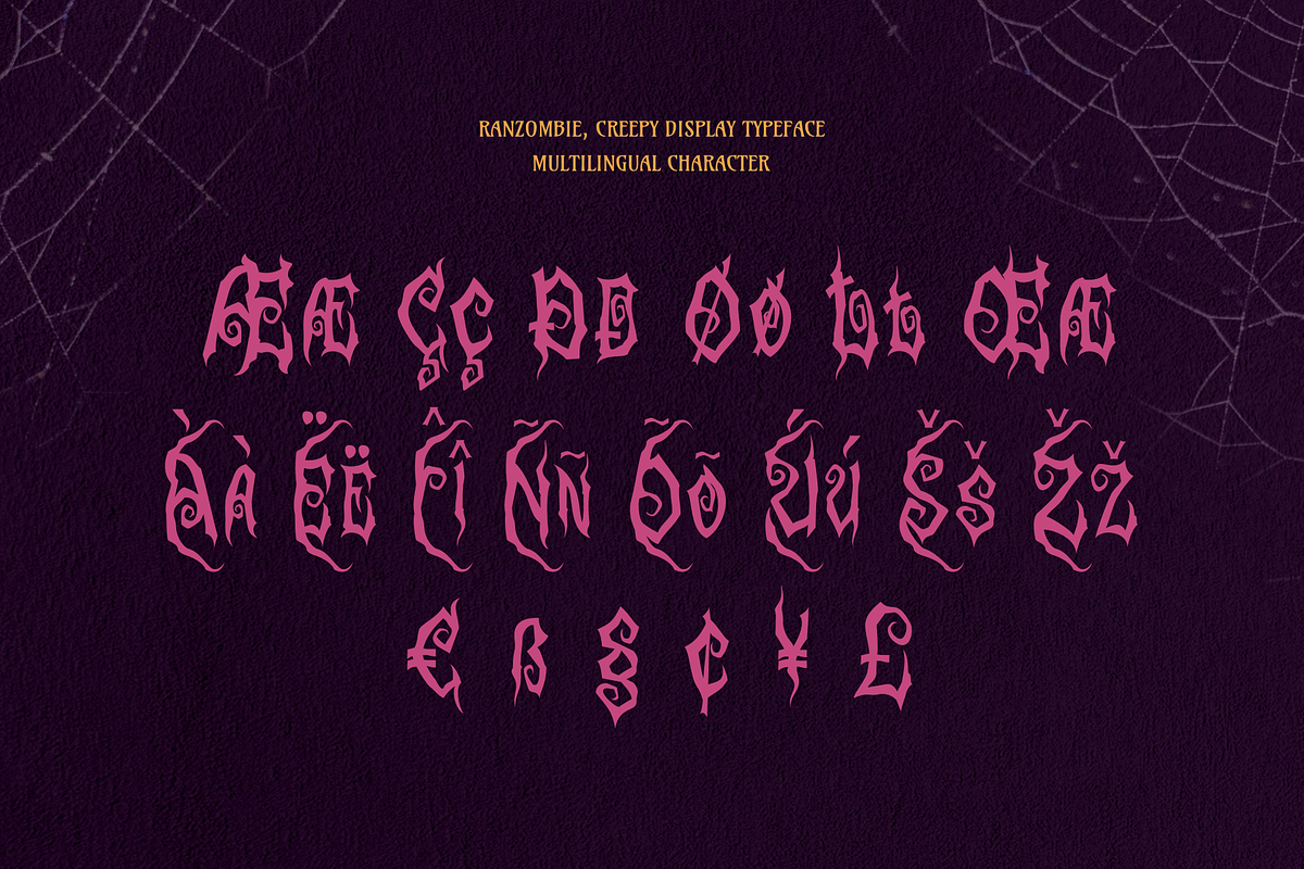 Ranzombie, a Font by ilhamtaro (Photo 11 of 11)