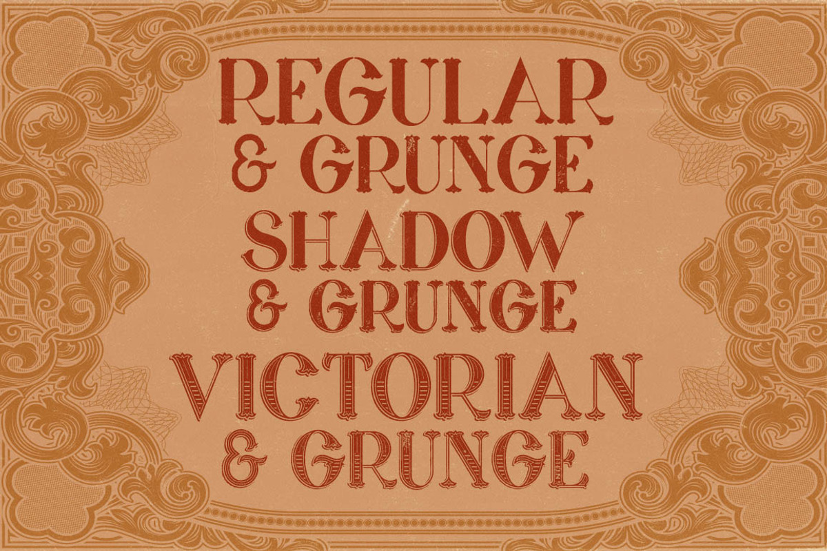 Marin - Victorian Font preview 3
