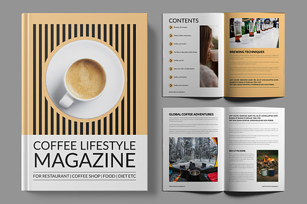 Coffee Lifestyle Magazine, a Magazine Template by MightyDesign