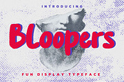 Bloopers - Fun Display Typeface, a Font by Gassstype (Thumbnail 1 of 8)