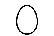Egg icon, an Outline Icon by Sumberpangan (Thumbnail 2 of 5)