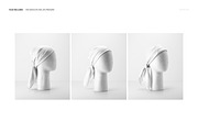 Habotai Silk Scarf Mannequin Mockup, a Hat Mockup by creatsy5 (Thumbnail 2 of 8)