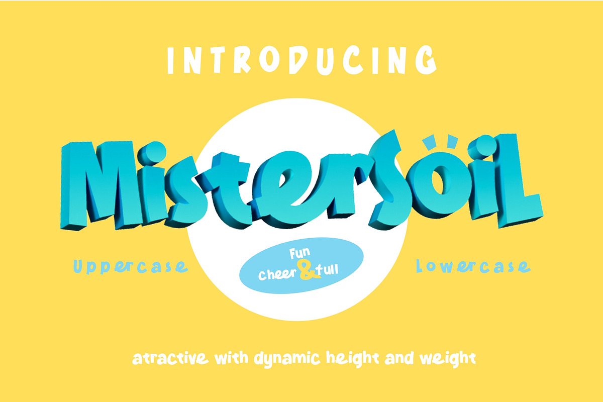 Mister Soil - Display Font, a Sans Serif Font by ivan_artnivora (Photo 1 of 4)