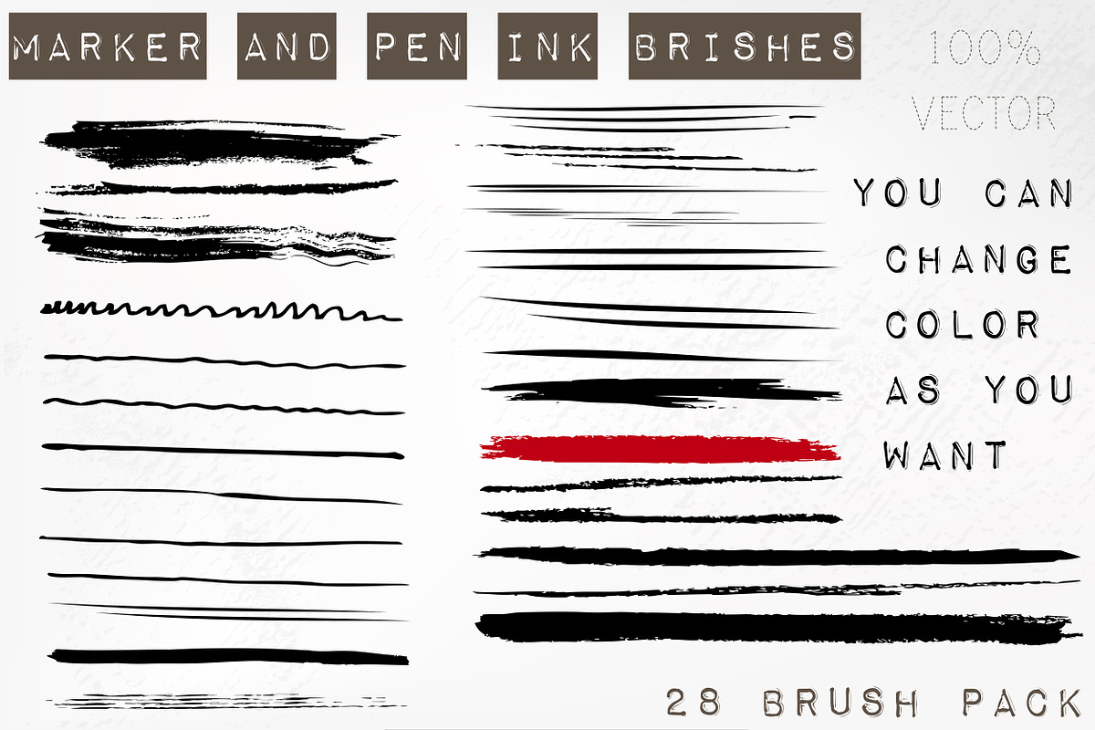 Ink spots brushes preview 3