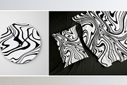 ZEBRA FLUID Collection, a Background Graphic by ViktoriaLapshyna (Thumbnail 7 of 9)