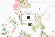 LOTUS Real Watercolor Flowers, a Decorative Illustration by Lana Elanor (Thumbnail 6 of 10)