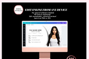 Luxury hair branding kit templates C, a Branding & Logo Template by Foedesigner (Thumbnail 7 of 8)