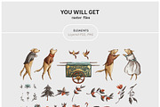 Vintage Holidays • Christmas Dogs, an Illustration by Yeticrab (Thumbnail 13 of 13)