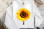 Sunflower 4th of July Clipart, an Illustration by DreamCafeArt (Thumbnail 4 of 7)